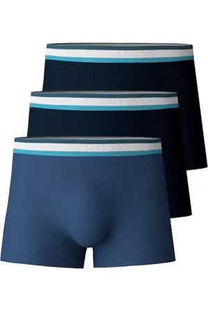 Calida Natural Benefit Boxershorts Herren, im 3er-Pack, weicher Elastikbund