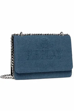 Replay Damen Umhängetasche Klein, Blau (Blue Denim_ 493), Onesize