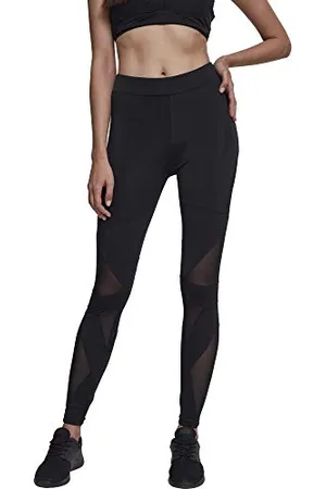 Urban classics Damen Ladies Triangel Tech Mesh Leggings, , M