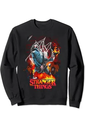 Stranger Things Hellfire Club Gitarre Eddie Munson Rockstar Sweatshirt