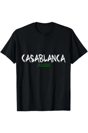 Casablanca Unisex T-Shirt S Klassisch Halbarm Crew-Ausschnitt