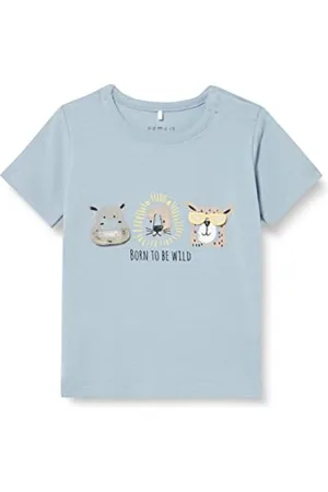 NAME IT Baby-Jungen NBMJOGGIE SS TOP T-Shirt, , 56