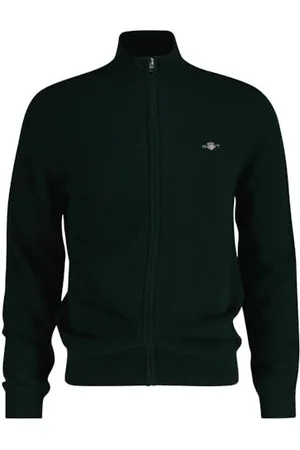 GANT Herren Extrafine Lambswool Zip Cardigan Strickjacke, , XXXL
