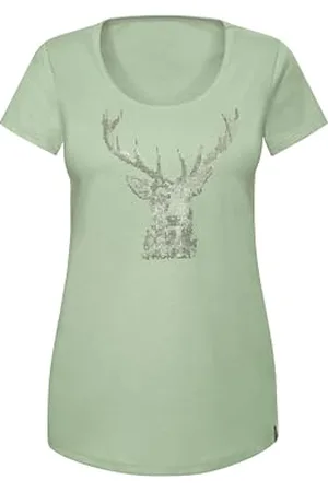 Trigema Damen 5362531 T-Shirt, Grüner Tee, Small