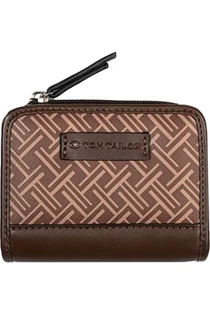TOM TAILOR Bags Yoki Damen Geldbörse Portemonnaie Reißverschluss Groß Braun