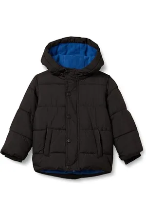 Amazon Jungen Schwere Pufferjacke mit Kapuze, , 6-7 Jahre