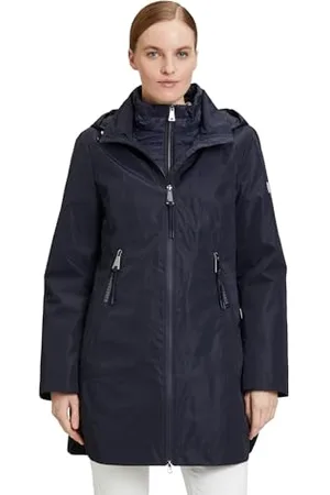 Betty Barclay Damen 7607/2903 Jacke Watte, Blau, 44 EU