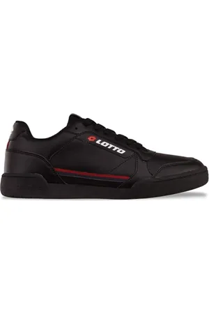 Lotto Unisex Sneaker, Black/RED, 44 EU