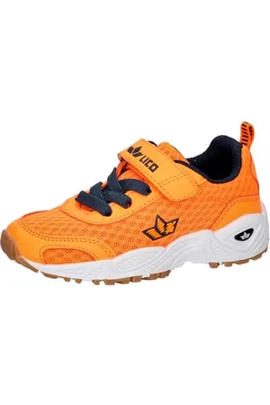 LICO Jungen Unisex Kinder Bronte VS Hallenturnschuhe, Orange/Marine, 25 EU