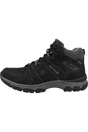 TOM TAILOR Herren 4281407 Wanderstiefel, Black, 44 EU