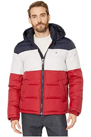 Tommy Hilfiger Herren Hooded Puffer Jacket Daunenoberbekleidung, , XL