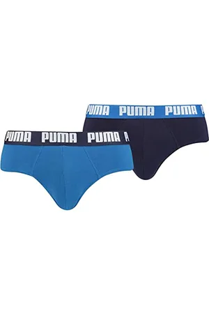 PUMA Slip, Basic Herren brief (2er Set), Blau (marineblau), Small