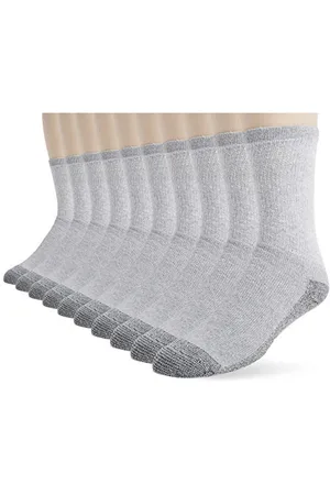 Fruit Of The Loom Herren Cushioned Durable Cotton Work Gear with Moisture Wicking Lässige Socke, , 37.5-46 EU (10er Pack)