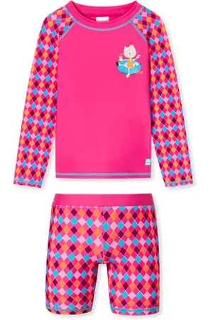 Schiesser Mädchen Badeset Schwimmshirt-Set, , 116