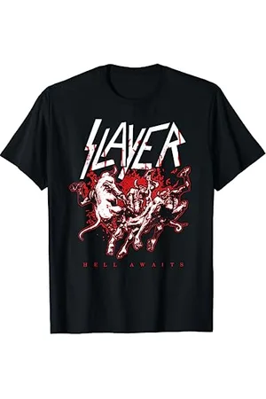 Slayer Hell Awaits Graphic Demons T-Shirt