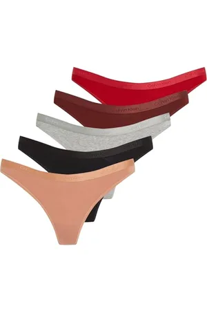 Calvin Klein Thong 5Pk Tangaslip Damen, , L