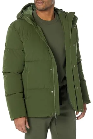 Amazon Herren Halblange Steppjacke Mit Kapuze (In Übergrößen Erhältlich), , XXL