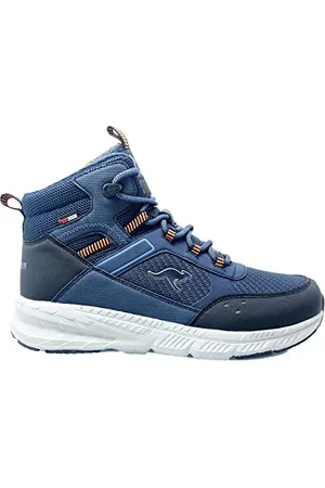KangaROOS Unisex K-UO Take Mid RTX Wanderschuh, dk Navy/Flame, 42 EU