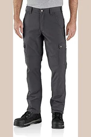 Carhartt Herren Rugged Flex Relaxed FIT Ripstop Cargo Fleece-Lined Work Casual Pants, , W34/L30