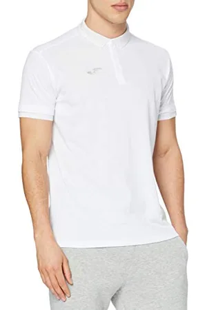 Joma Herren Bali II M/C Polo, Weiss, XL