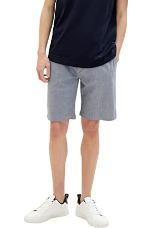 TOM TAILOR Herren Regular Fit Chino Bermuda Shorts mit Stretch S