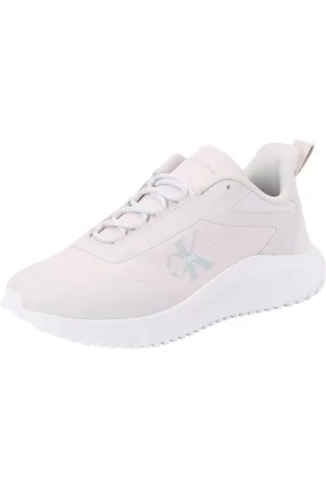 Calvin Klein Jeans EVA RUNNER LOW LACE MIX ML WN Turnschuhe Damen, Lila (Lilac Ash/Bright White), 40 EU