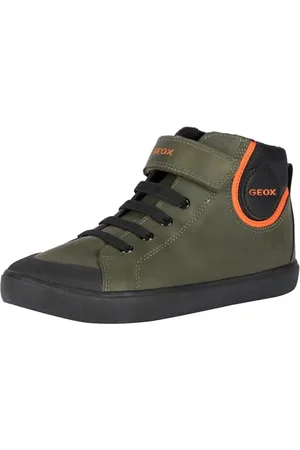 Geox J GISLI Boy F Sneaker, DK Green/Black, 29 EU