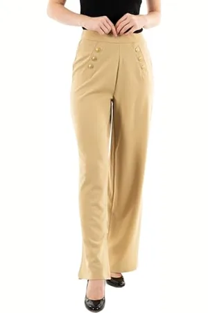 ONLY ONLSANIA HIGH Waist Button Pant JRS