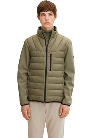 TOM TAILOR Herren Hybrid Steppjacke 1031781, , L