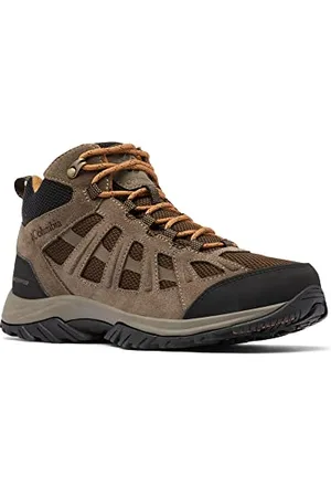 Columbia Redmond III Mid WP wasserdichte Wanderstiefel für Herren, Braun (Cordovan x Elk), 42 EU