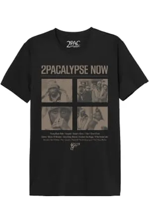 Tupac Shakur Tupac Herren Metupacts007 T-Shirt, Schwarz, XS