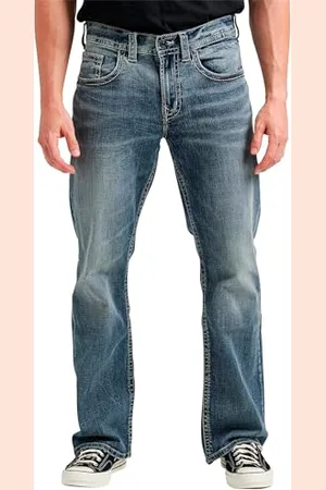 Silver Jeans Co. Herren Craig Easy Fit Bootcut Jeans, , 34W / 32L