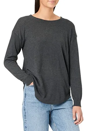 ONLY Damen Onlana Life Seawool L/S Detail Knt Pullover Sweater, , L EU
