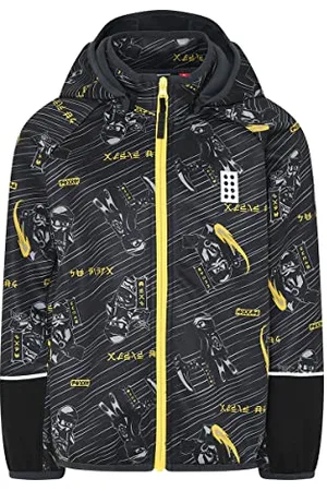 LEGO Wear Wear Unisex Wear Ninjago Softshell 8.000 Wassersäule , Wasserabweisend, Winddicht, Lwsejoun 602 Shell Jacke, , 116 EU