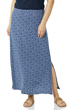 Amazon Damen Leichter Maxirock Aus Strick, , XS
