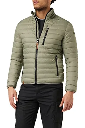 Camel Active Herren Jacke Leichte Steppjacke Ohne Kapuze, Grün, 29