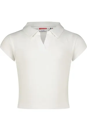 Vingino Girls Top G-Basic-Crop Rib Polo in Color Size 10