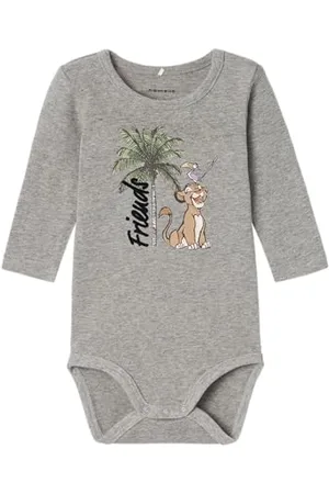 NAME IT Baby-Jungen Nbmjebbi Lionking Ls Wdi Body, , 80