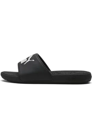 PUMA COOL CAT 2.0 PS Schiebe-Sandalen, Black White, 34.5 EU