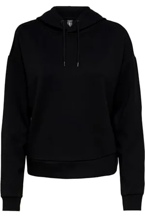 ONLY Damen Onplounge Hood Sweat - Noos Kapuzenpullover, Schwarz, S