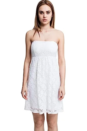 Urban classics Damen Ladies Laces Dress Kleid, , L EU