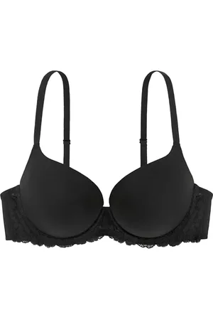 Dorina Damen Super Push Up BH mit Bügel, Formbügel und Spitze T-Shirt BH, ,80D