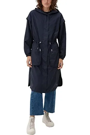 QS by s.Oliver Damen Parka, Blau, M EU