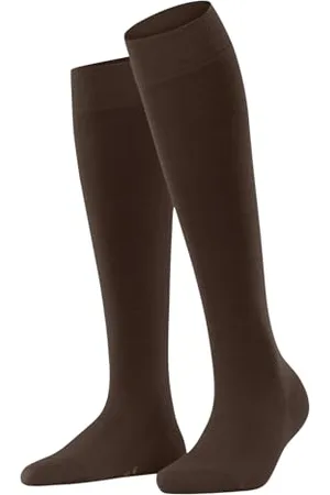 Falke Damen Kniestrümpfe Softmerino W Kh Wolle Baumwolle lang einfarbig 1 Paar, , 41-42