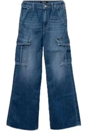Replay Mädchen Jeans Soft Denim, Blau (Medium Blue 009), 16 Jahre