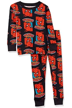 Amazon Marvel Jungen Eng Anliegende Schlafanzugsets, 2-Teilig, , 10 Jahre