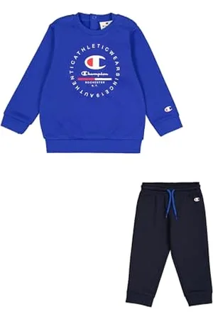 Champion Jungen Legacy Graphic Shop Td (306847) -Ultra-Light Soft Compact Powerblend Fleece Crewneck Anzug, , 12 Months