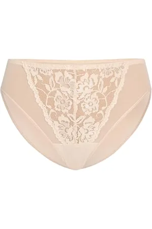 Teyli Slips Damen mit Spitzenbesatz - Damen Unterwäsche - Klassische Slip Damen, Bequem und Elegant, Perfekt für Alltag und Besondere Anlässe 3XL