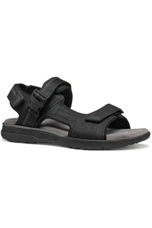 Geox Herren U SPHERICA EC5 B Sport Sandal, Black, 41 EU