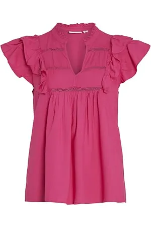 VILA VIVISIA C/S V-Neck TOP